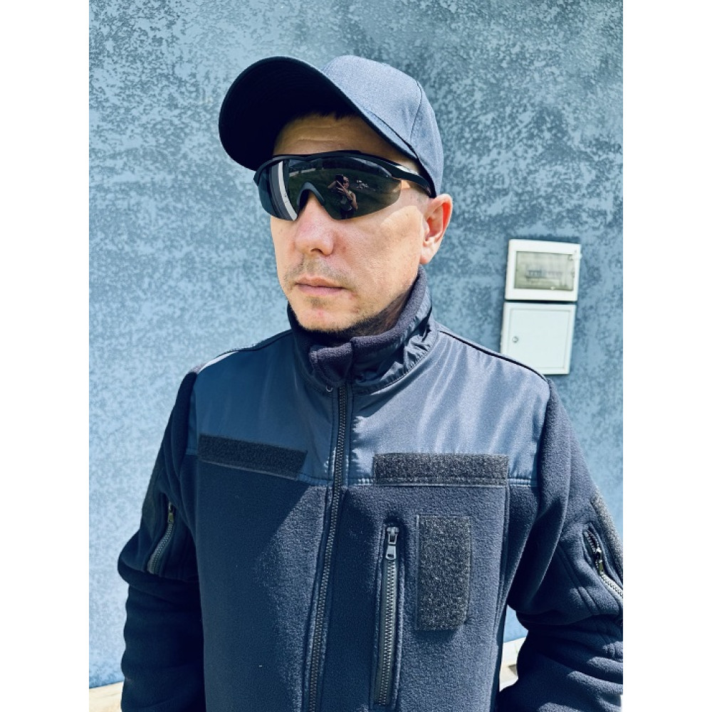 Кофта PREMIUM СИНИЙ флисовая МЧС унисекс 300 грамм