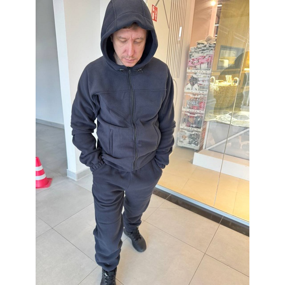 Кофта флисовая Premium высокой плотности С КАПЮШОНОМ турецкий флис 300 грамм