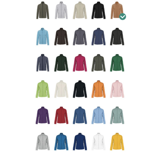 Кофта флис разные цвета женская плотность 280 г/м.кв. 100% полиэстер