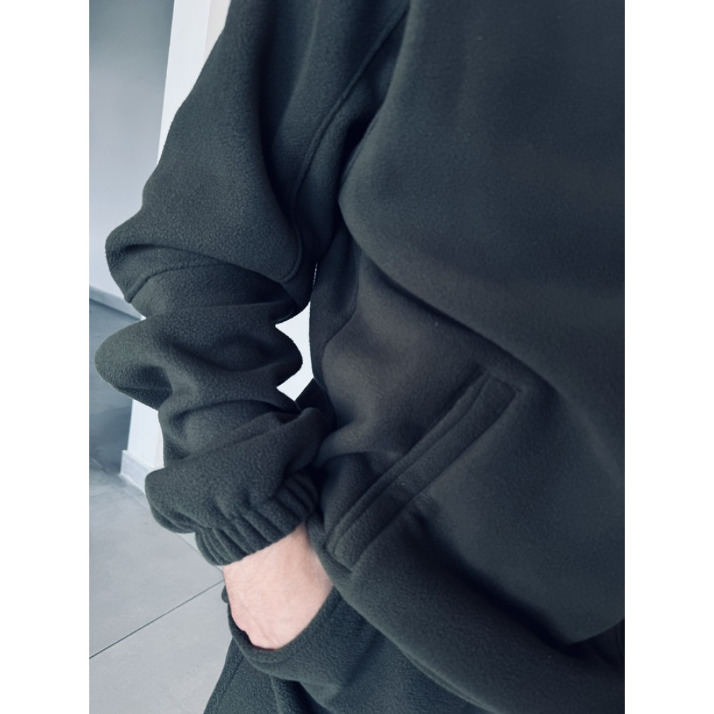 Кофта флисовая Premium высокой плотности С КАПЮШОНОМ турецкий флис 300 грамм