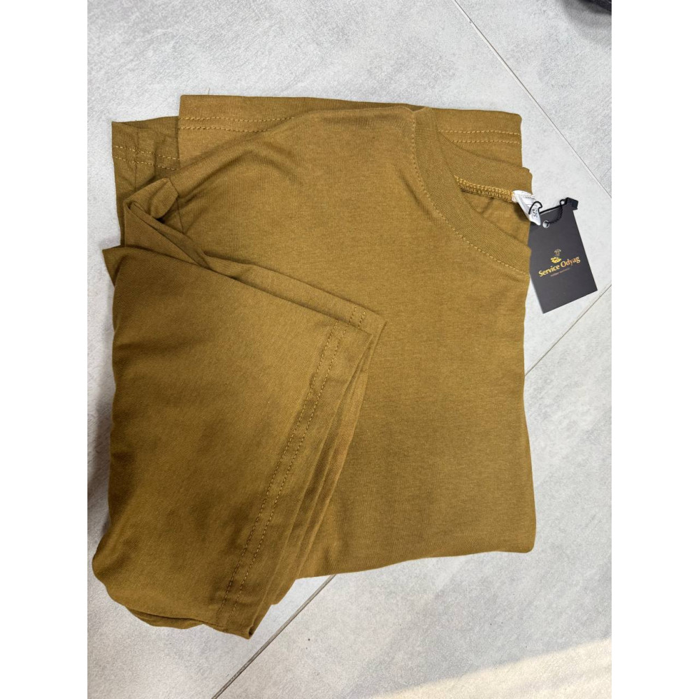 Футболка однотонна койот чорна сіра меланж хакі біла 165 грам Service Odyag 100% бавовна