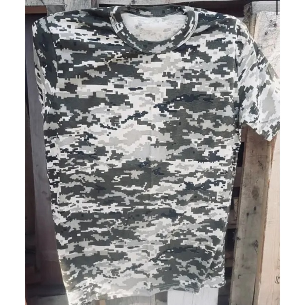 Футболка пиксель камуфляж Service Odyag 100% хлопок