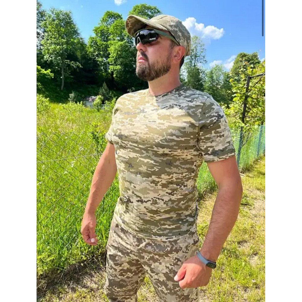 Футболка пиксель камуфляж Service Odyag 100% хлопок