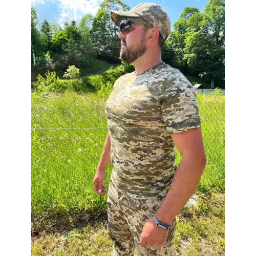 Футболка пиксель камуфляж Service Odyag 100% хлопок