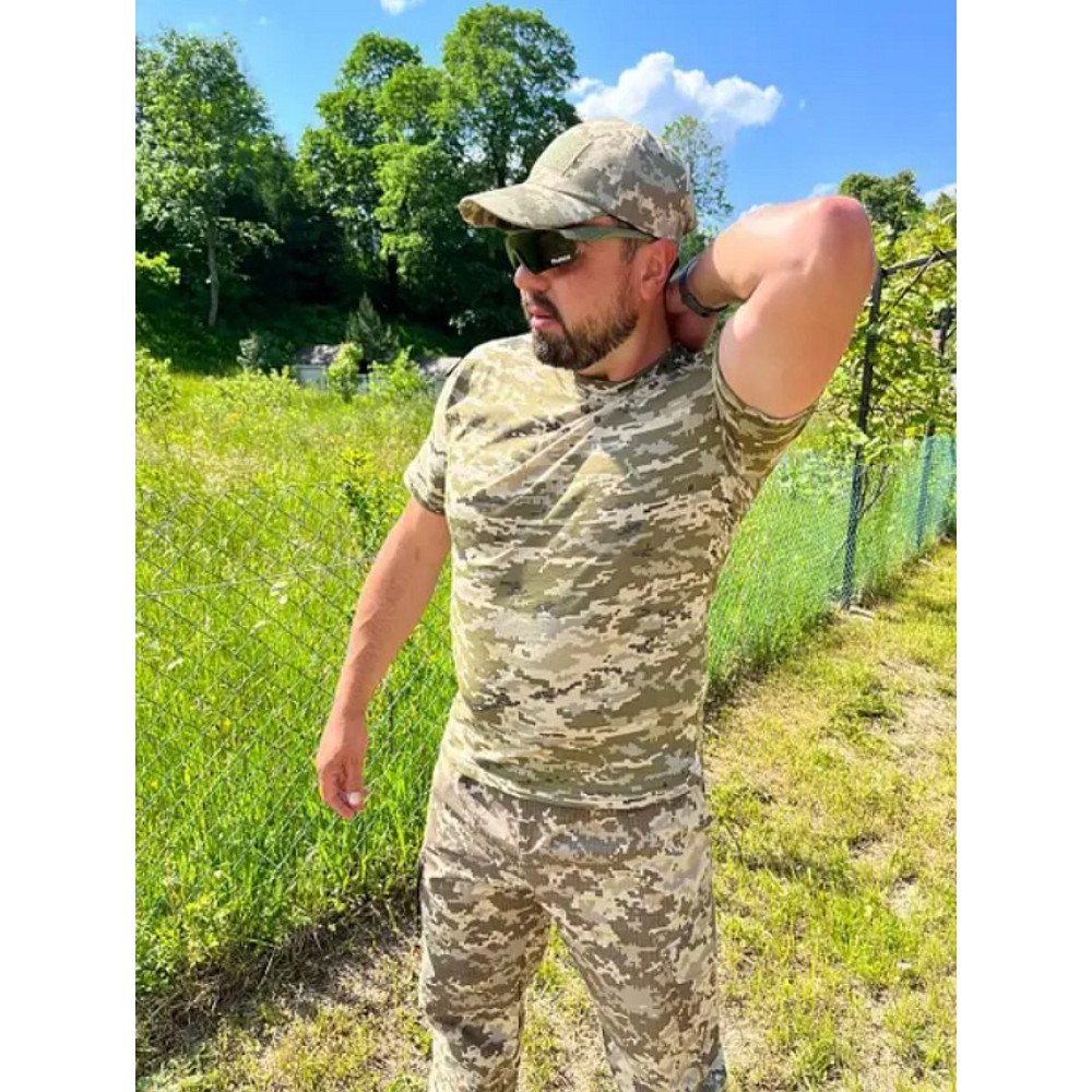 Футболка пиксель камуфляж Service Odyag 100% хлопок