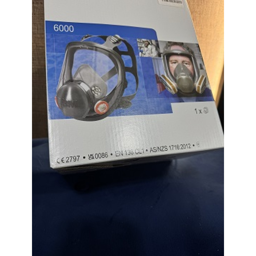 Маска на АКЦИИ остаток (4шт) ЗМ 6000 полнолицевая оригинал Сертифицирована