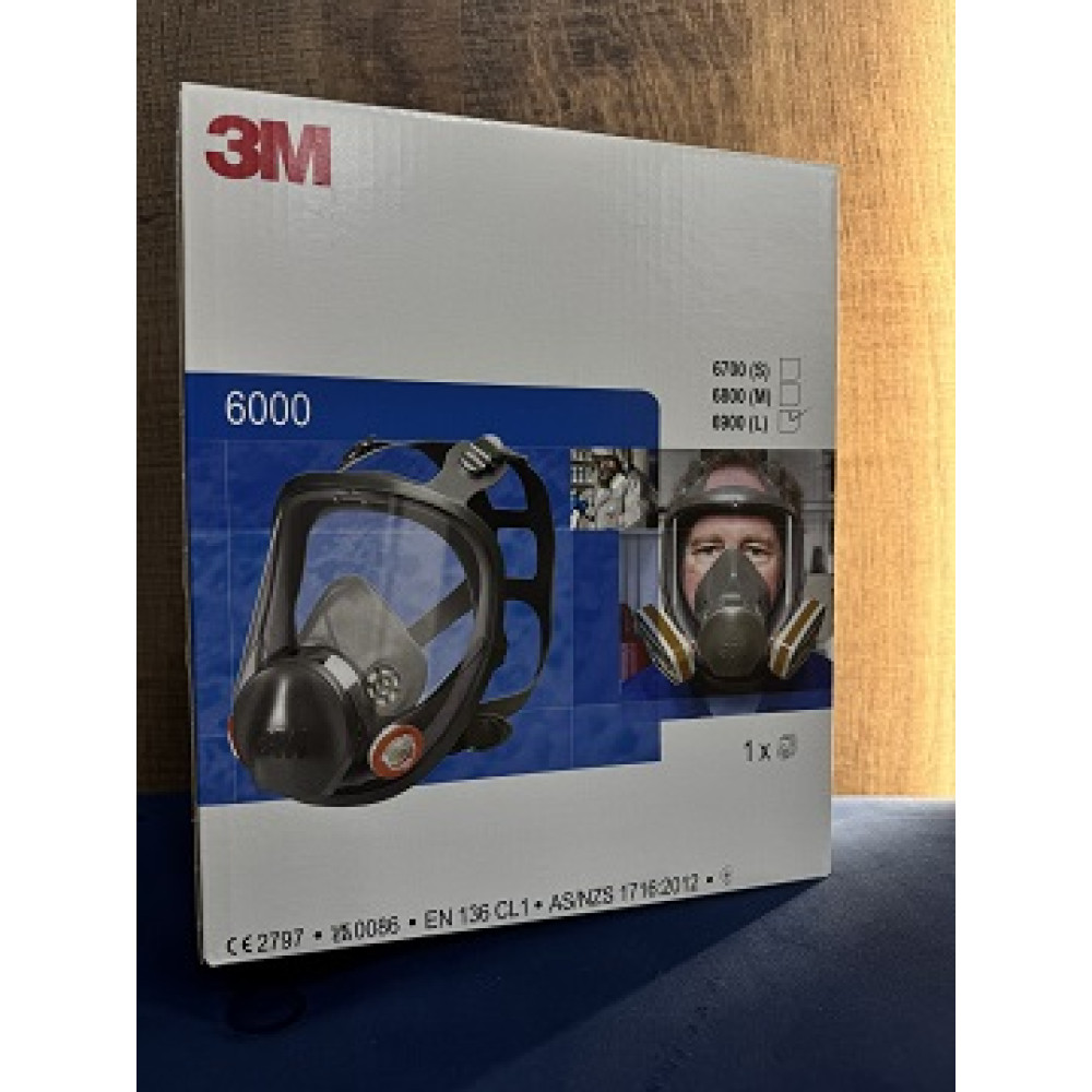 Маска на АКЦИИ остаток (4шт) ЗМ 6000 полнолицевая оригинал Сертифицирована