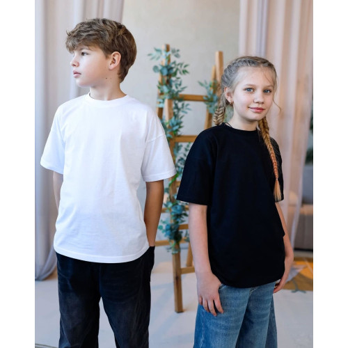 Футболка детская цветная от 1 года до 15 лет мальчики девочки Premium Service Odyag 100% хлопок