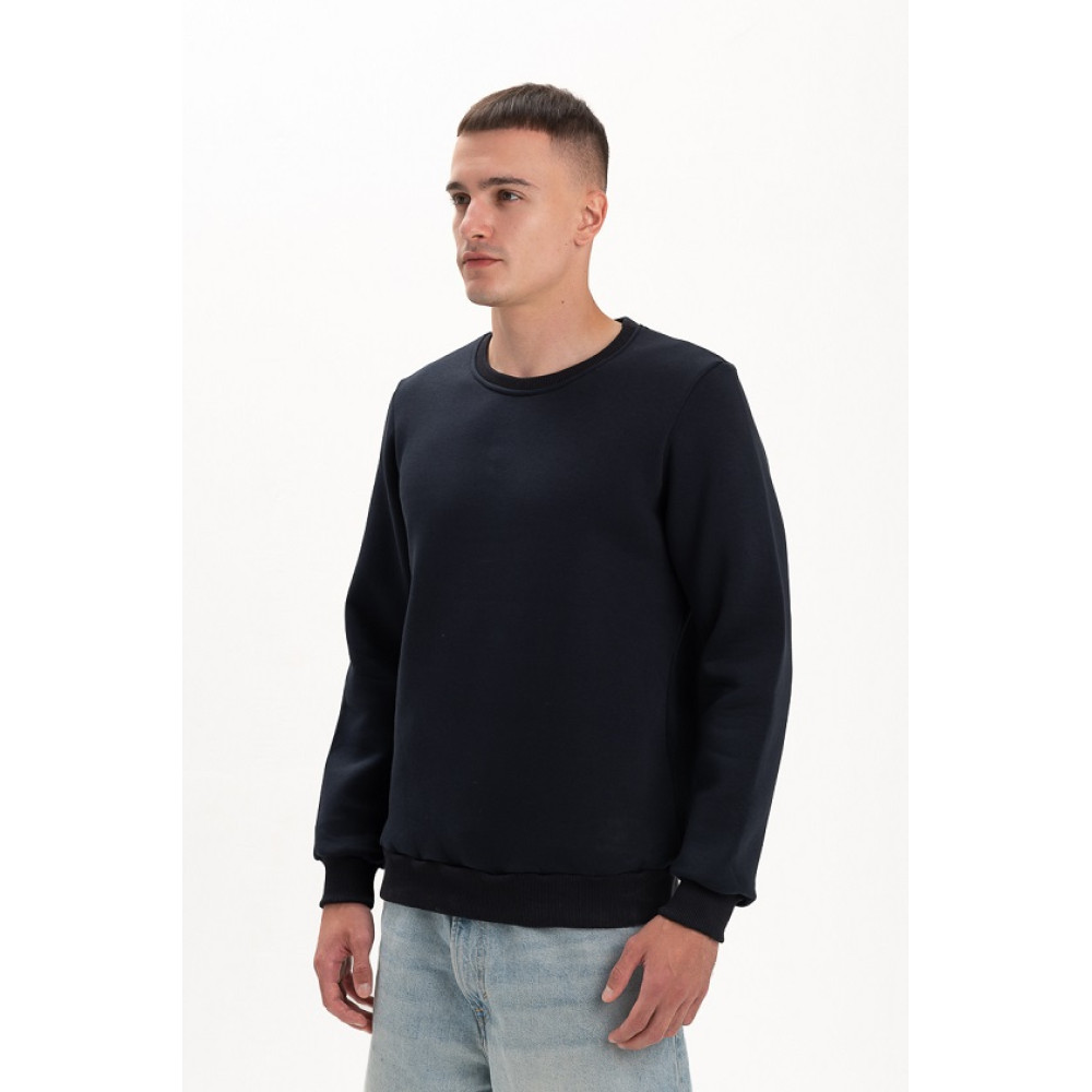 Свитшот PREMIUM 360 грамм на флисе утепленный цвет Черный Service Odyag