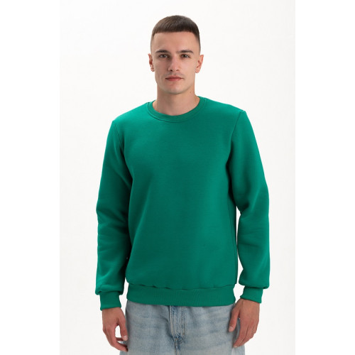 Свитшот PREMIUM 360 грамм на флисе утепленный цвет Зеленый лес Service Odyag