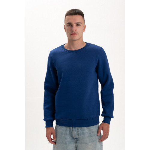 Свитшот PREMIUM 360 грамм на флисе утепленный цвет Синий электрик Service Odyag