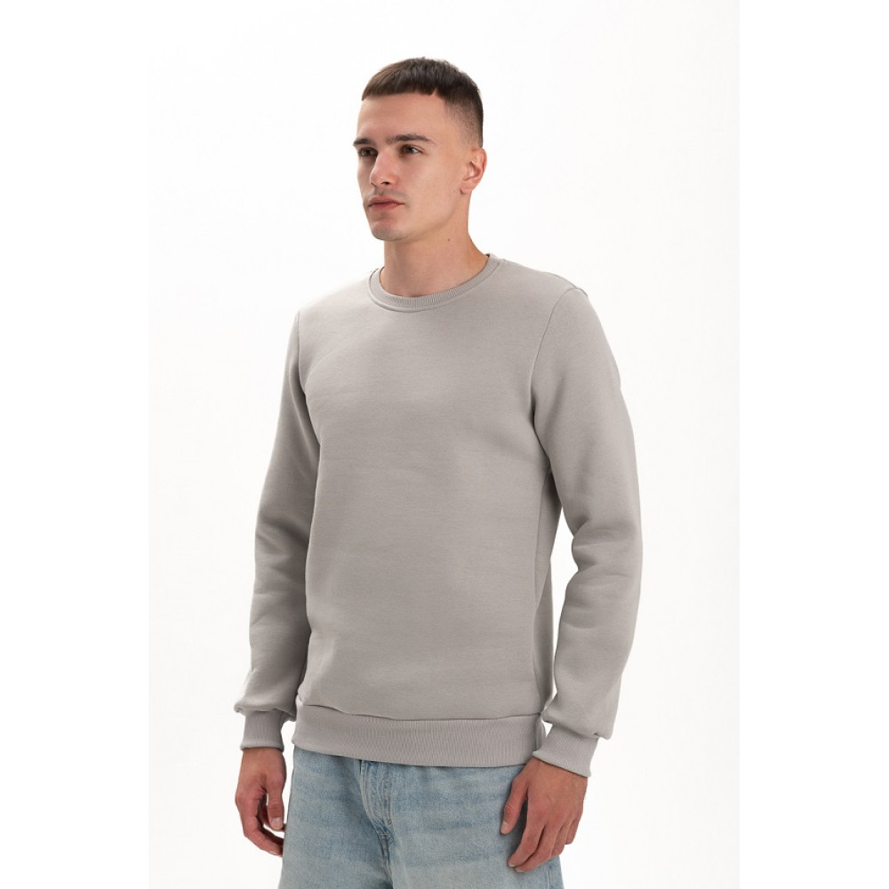 Свитшот PREMIUM 360 грамм на флисе утепленный цвет Серый Service Odyag