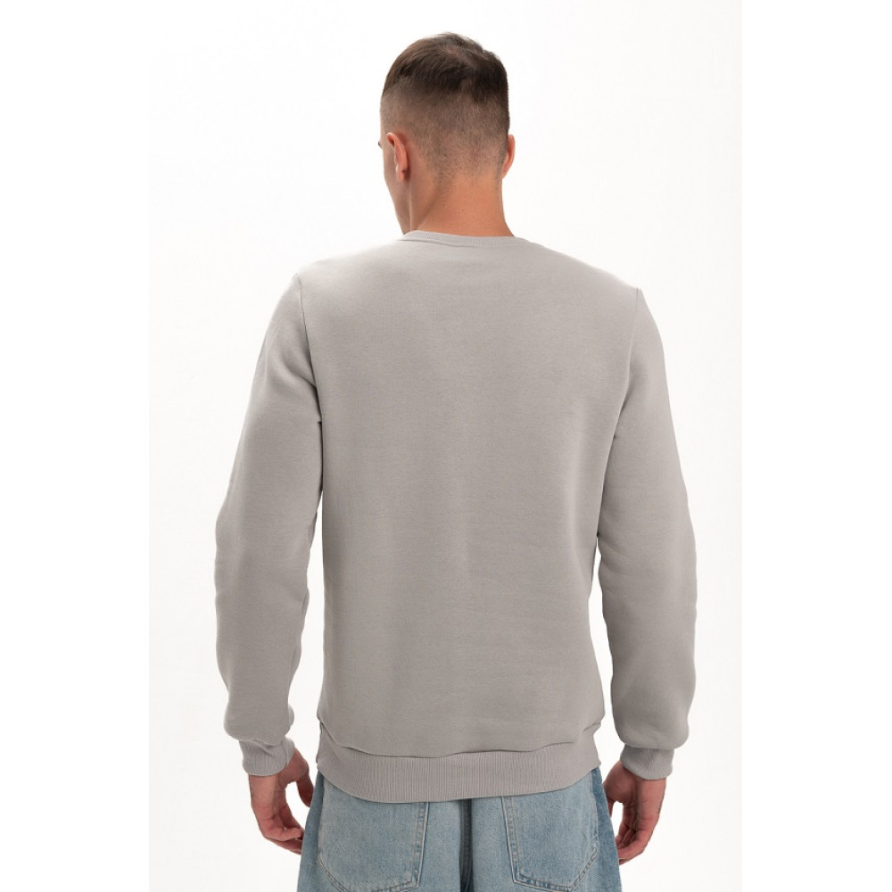 Свитшот PREMIUM 360 грамм на флисе утепленный цвет Серый Service Odyag