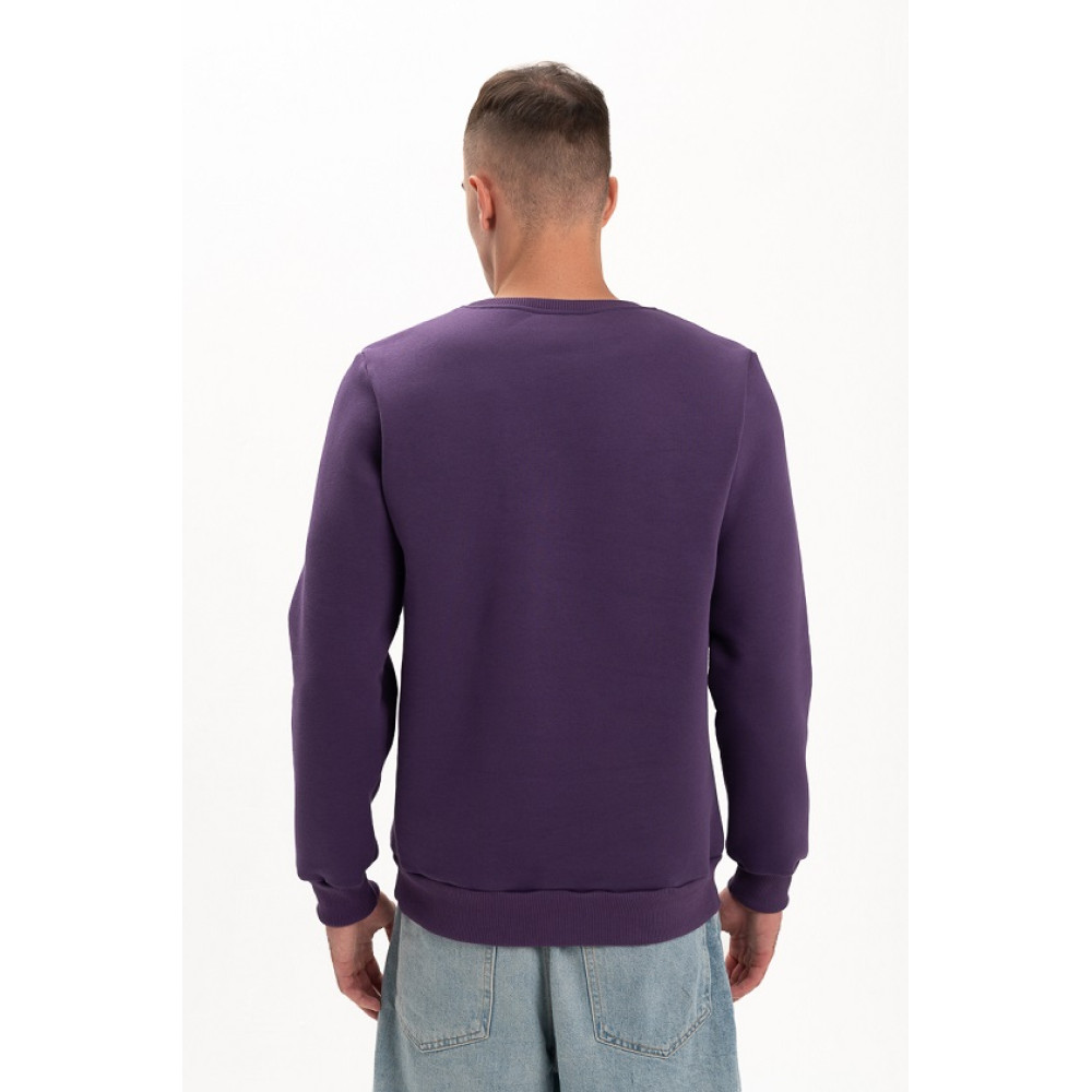 Свитшот PREMIUM 360 грамм на флисе утепленный цвет Фиолетовый Service Odyag