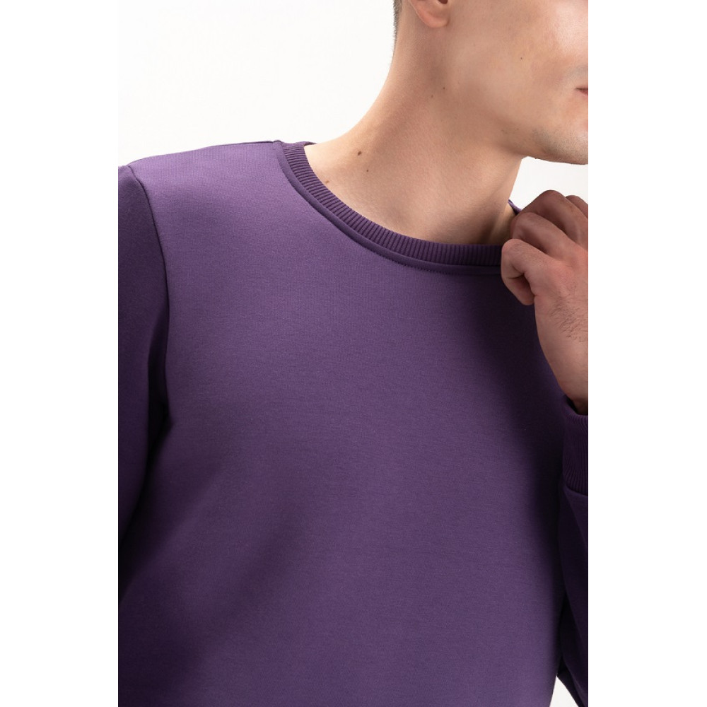 Свитшот PREMIUM 360 грамм на флисе утепленный цвет Фиолетовый Service Odyag