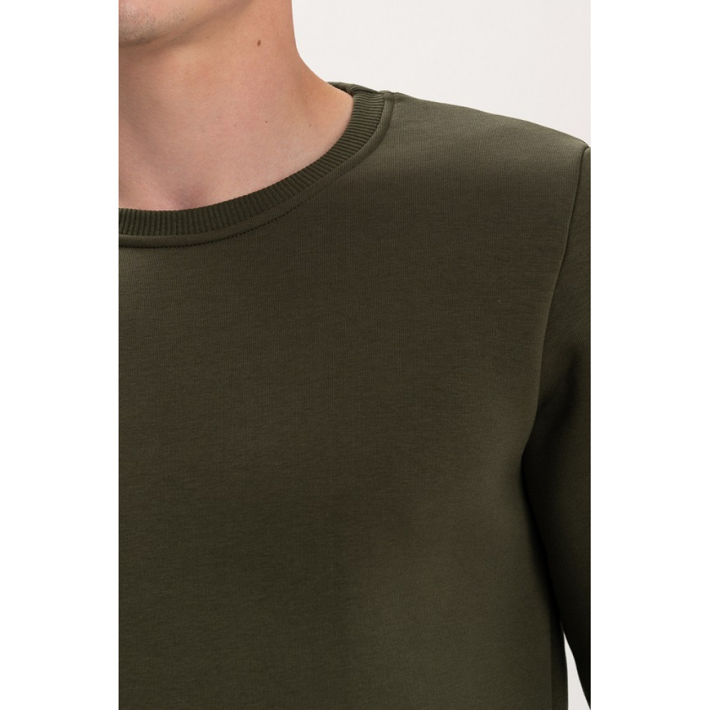 Свитшот PREMIUM 360 грамм на флисе утепленный цвет Хаки Олива Service Odyag