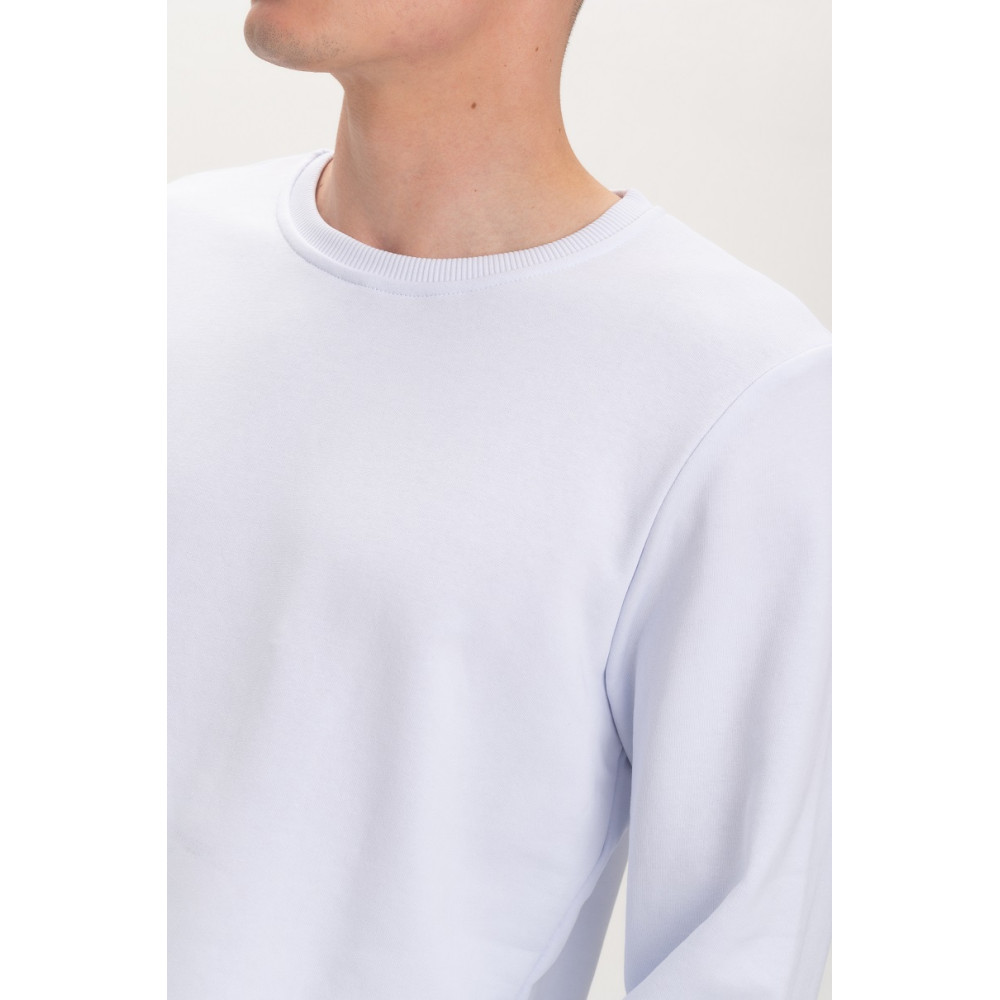 Свитшот PREMIUM 360 грамм на флисе утепленный цвет Белый Service Odyag