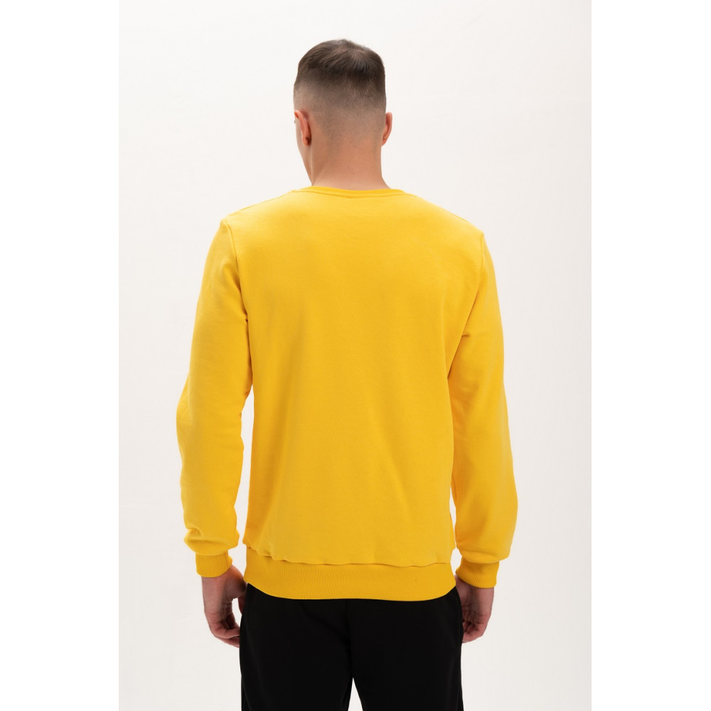 Свитшот PREMIUM 360 грамм на флисе утепленный цвет Желтый Service Odyag