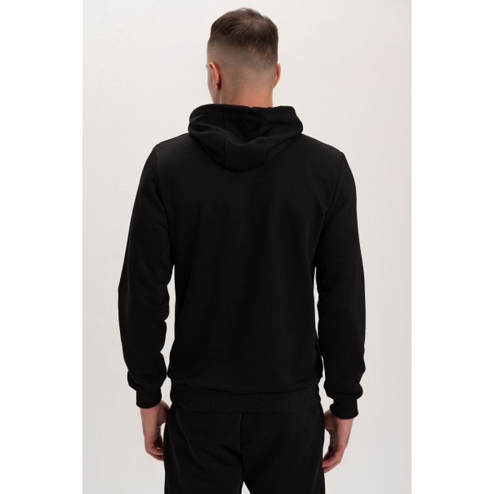 Худи PREMIUM 360 грамм на флисе утепленный цвет Черный Service Odyag