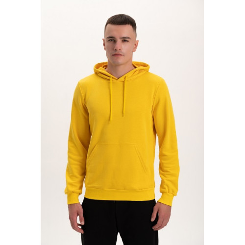 Худи PREMIUM 360 грамм на флисе утепленный цвет Желтый Service Odyag