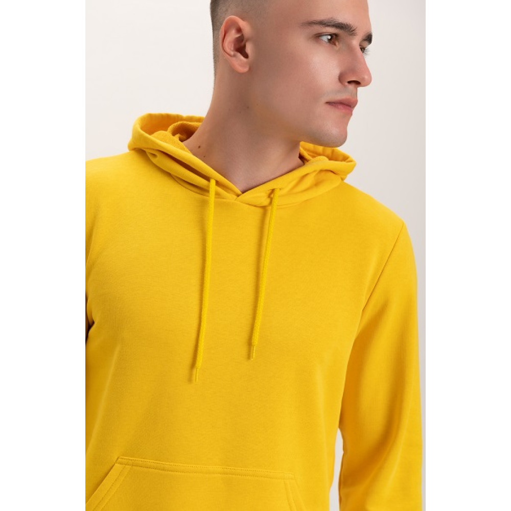 Худи PREMIUM 360 грамм на флисе утепленный цвет Желтый Service Odyag