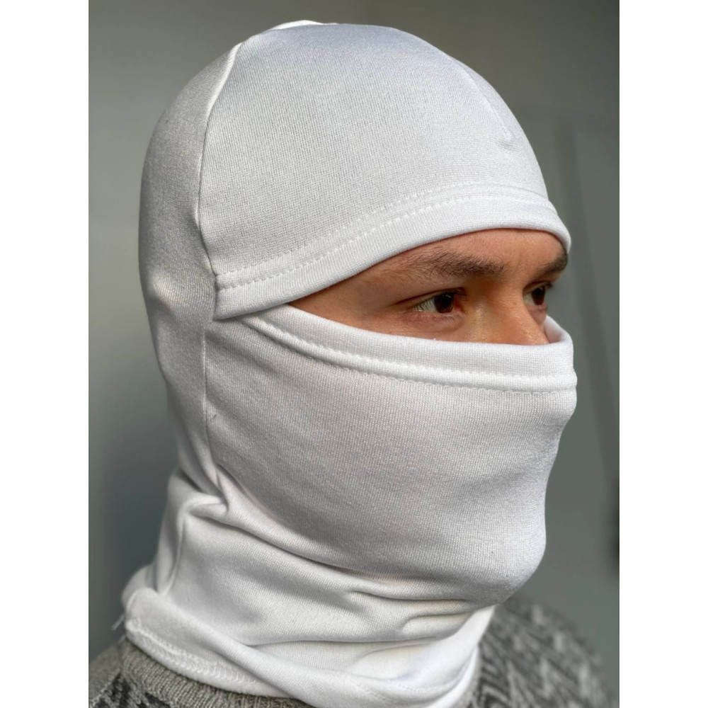 Трикотажная балаклава Service Odyag защита и маскировка белого цвета
