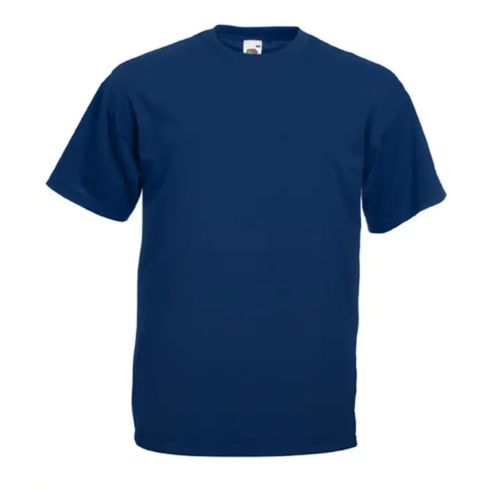 Футболка однотонная синего цвета Service Odyag 100% хлопок