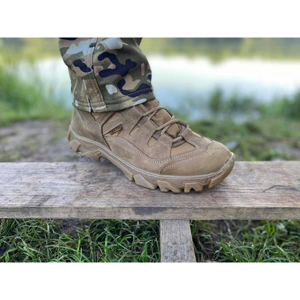 Ботинки под М-ТАС модель MAGNUM KOYOT гладкая натуральная кожа цвет койот