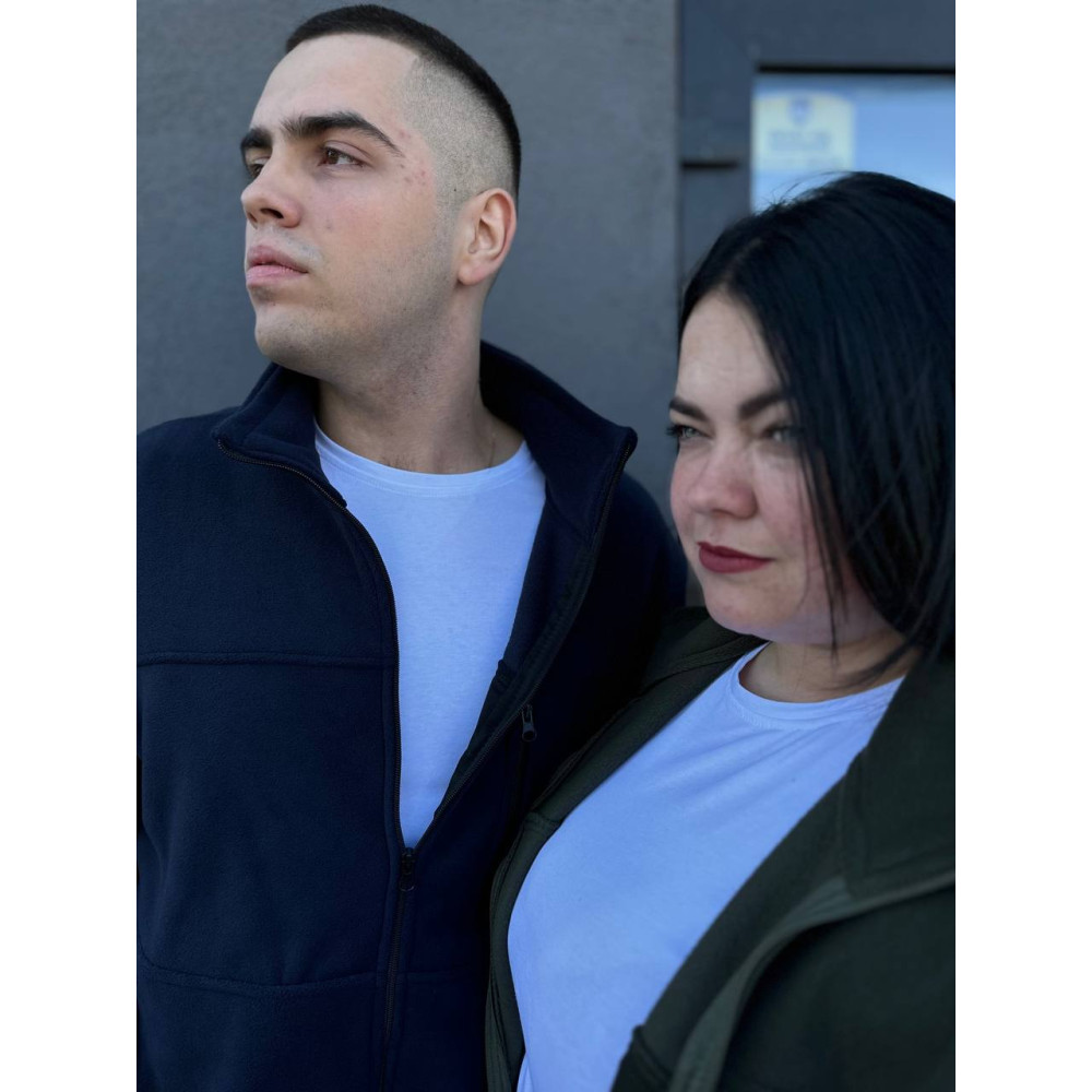 Кофта флисовая высокой плотности Premium мужская женская унисекс