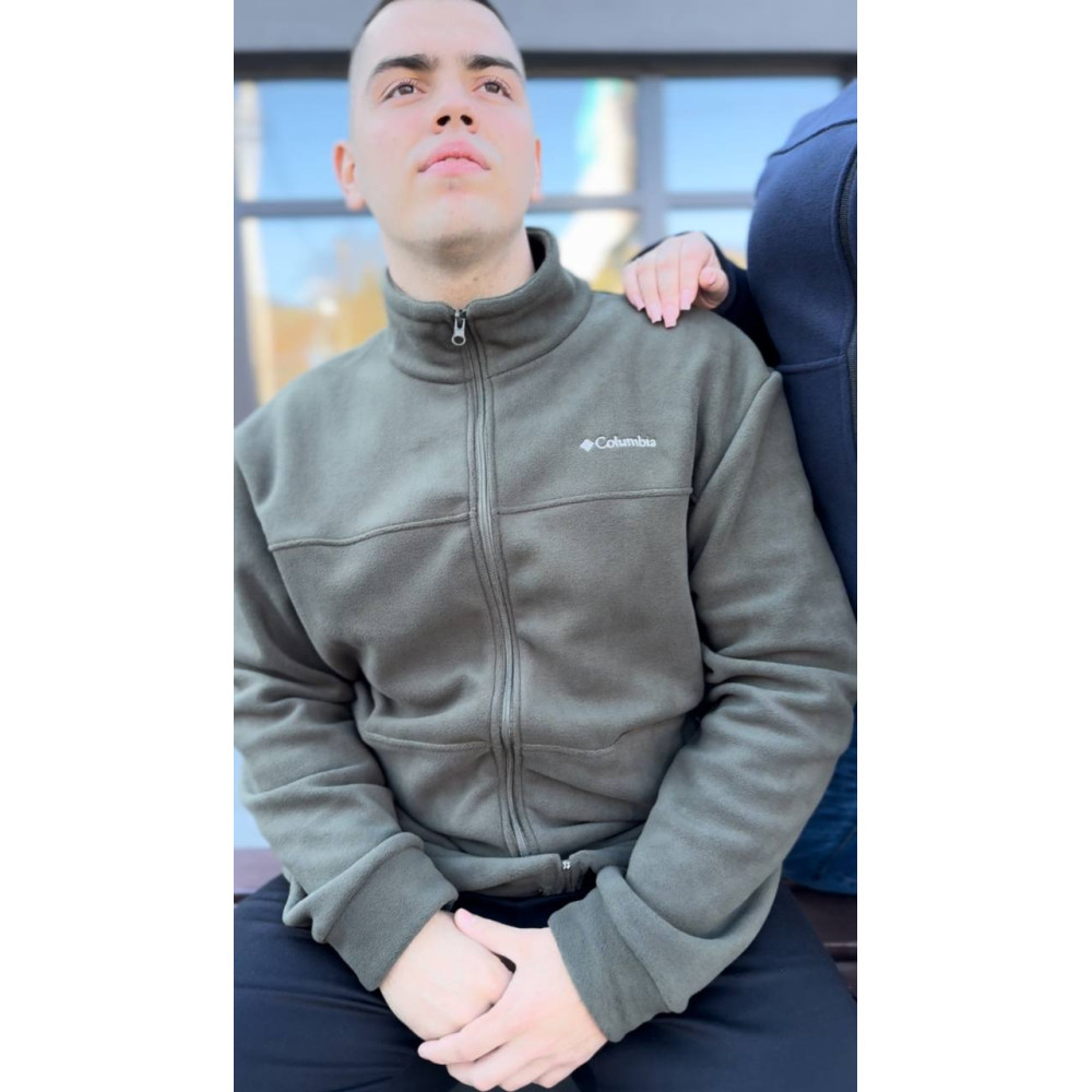 Кофта флисовая Premium высокой плотности 300 грамм с надписью вышивка