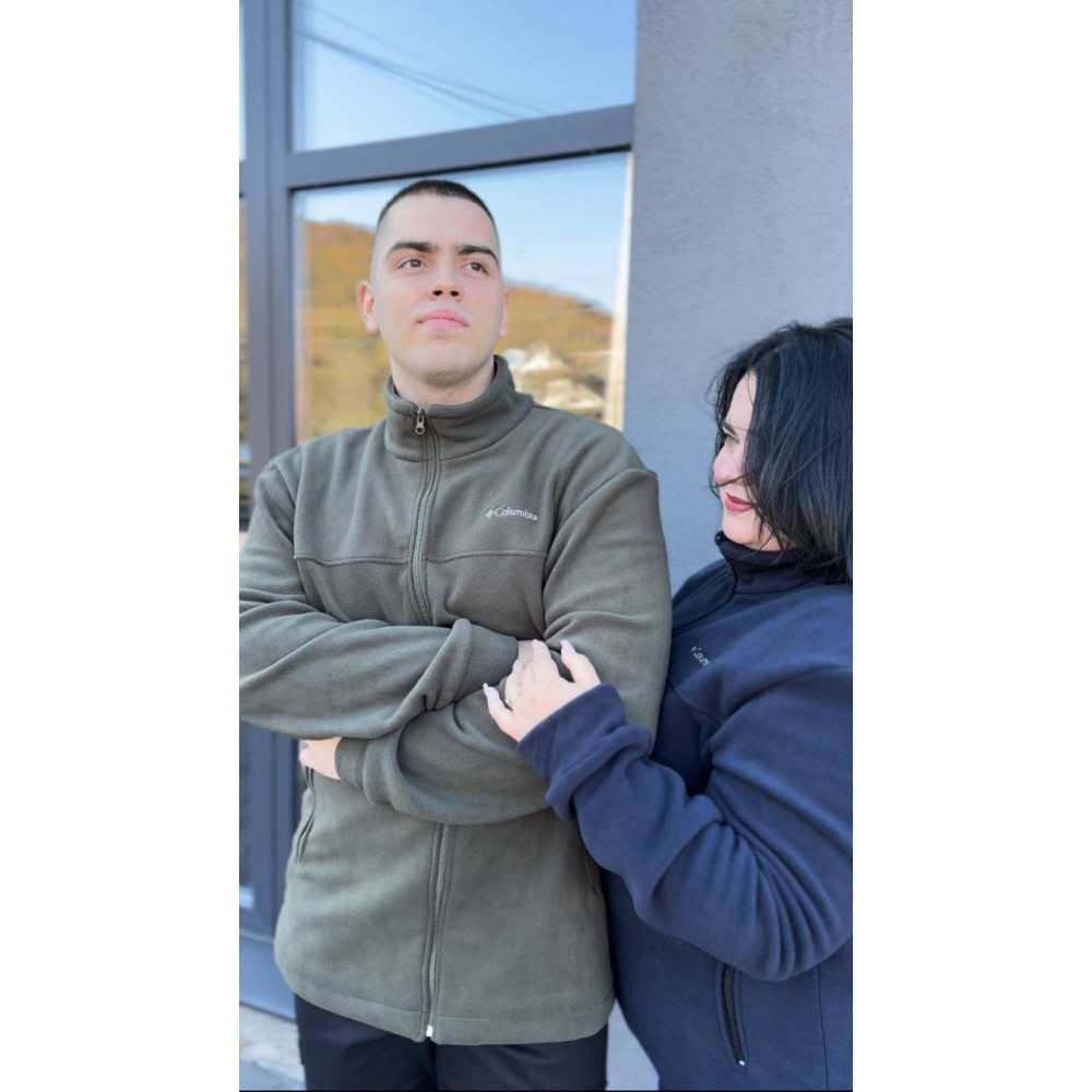 Кофта флисовая Premium высокой плотности 300 грамм с надписью вышивка