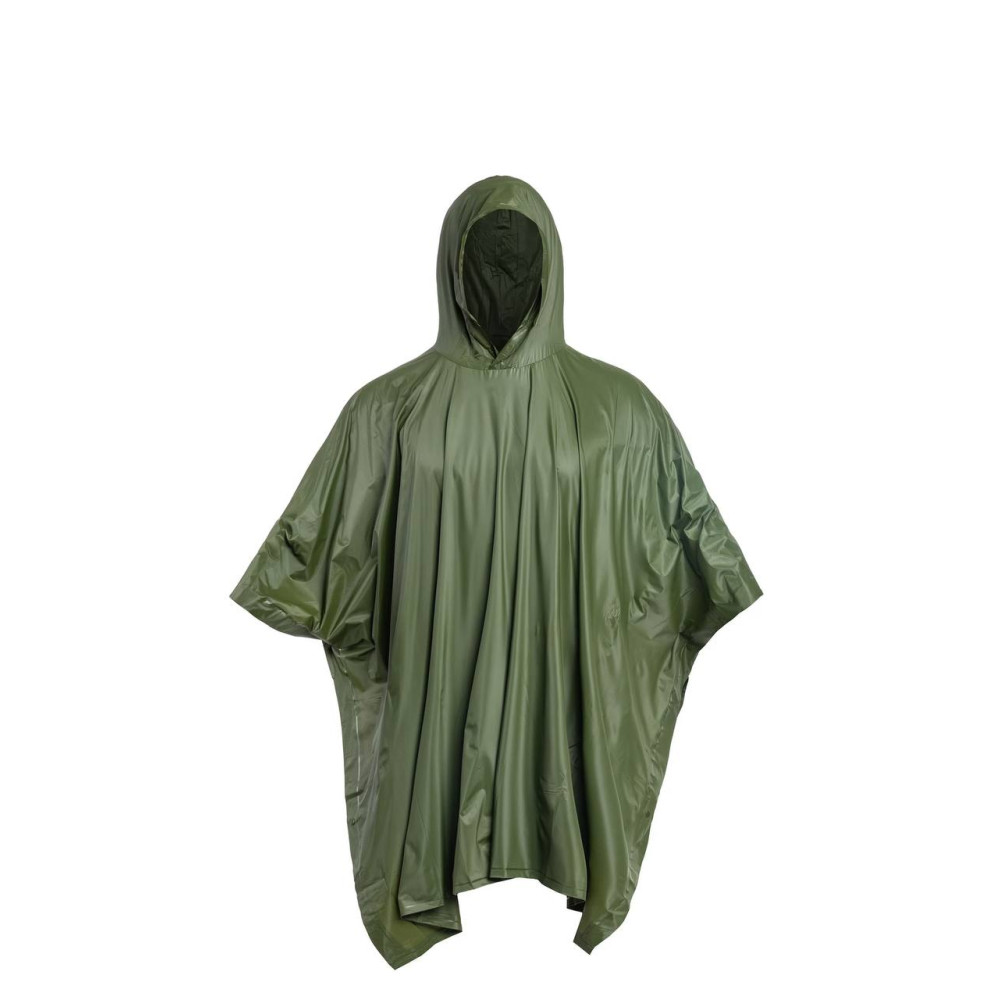 Плащ палатка защитный HAKI PROOF WATER цвет хаки черный на кнопках