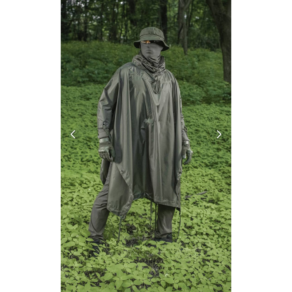 Плащ палатка пончо Olive PREMIUM качество