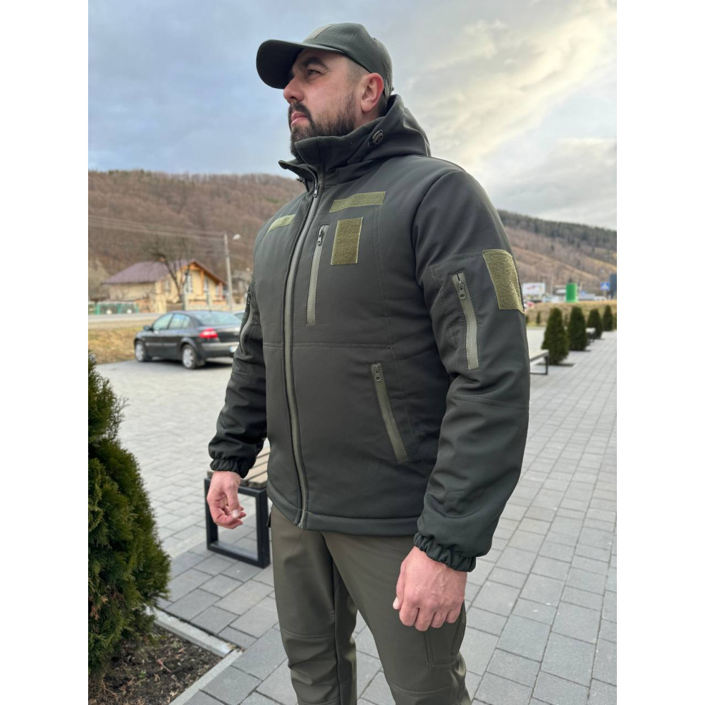 Куртка бушлат зима синтепон Service Odyag подклад омни хит Omni-Heat до -30 градусов