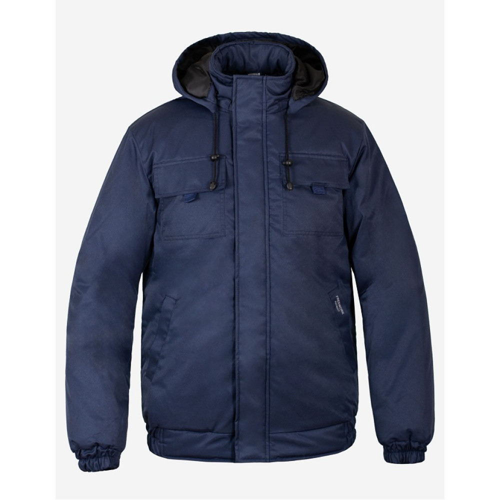 Куртка утепленная Service Odyag WOOLF с капюшоном синий