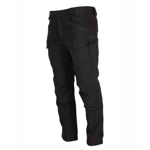 Брюки водонепроницаемые на весну на флисе софтшелл Soft Shеll черный