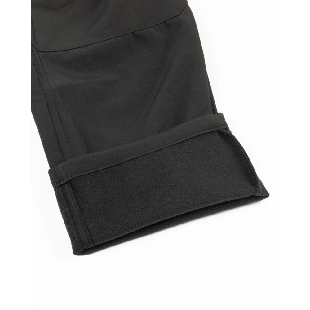 Штани водонепроникні на весну на флісі софтшелл Soft Shell чорний