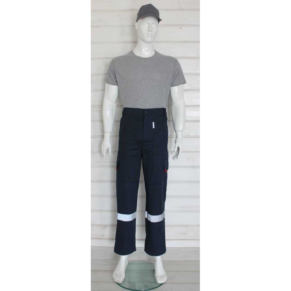 Брюки рабочие весна лето осень КОМФОРТ СТРОНГ синий черный