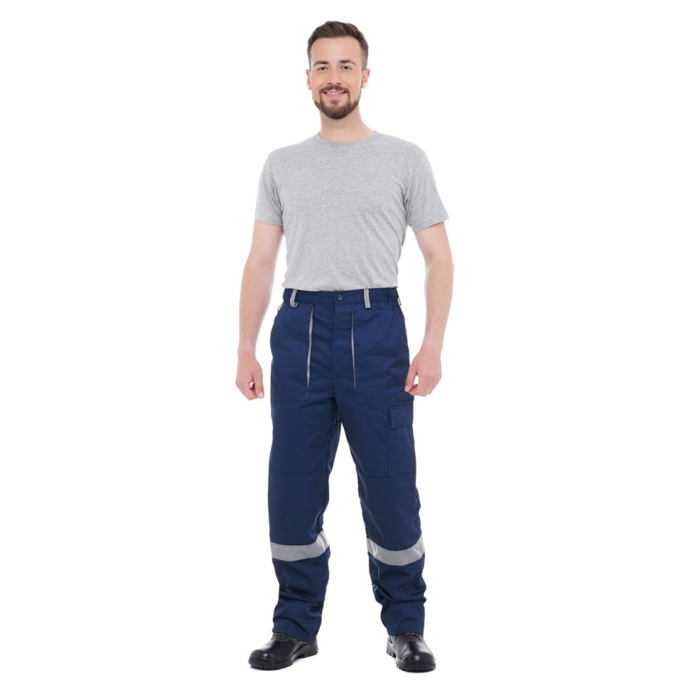 Брюки рабочие весна лето осень TESLA синий темно-синий