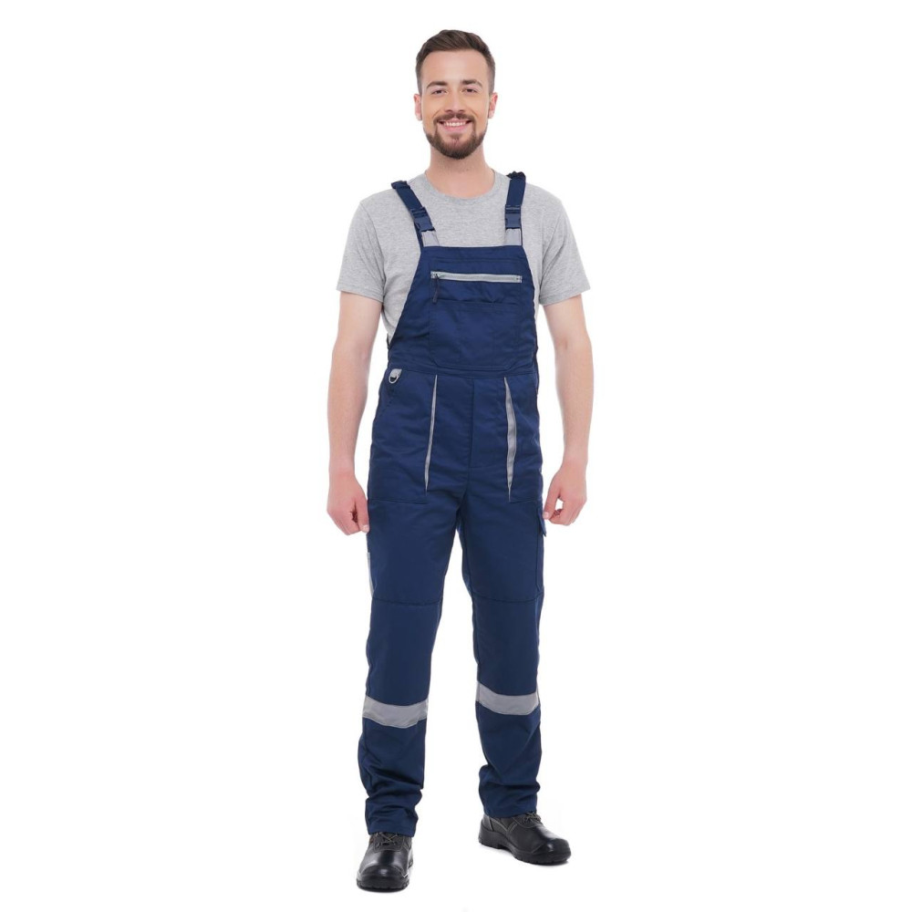 Полукомбинезон рабочий весна лето осень TESLA синий