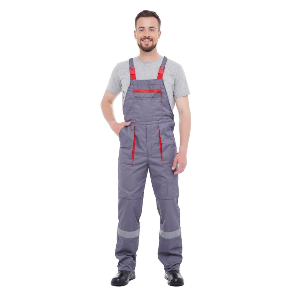 Полукомбинезон рабочий весна лето осень CARBON серый графит