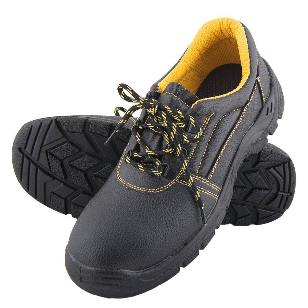 Туфли ботинки рабочие кожа с металлическим носком защитные REIS Shoes BRYES-P-SB BY