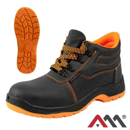 Ботинки туфли рабочие кожа с металлическим носком ArtMas Shoes Comfort Sb O