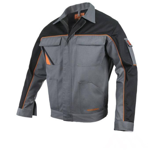 Куртка рабочая серый оранжевый черный цвет весна лето осень ArtMas Professional Grey Jacket