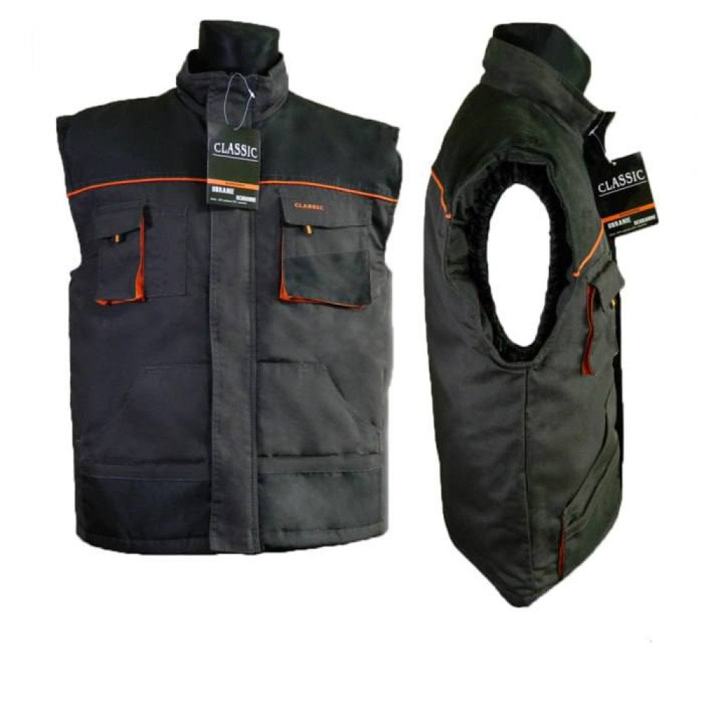 Жилет зима робочий класичний класичний утеплений на синтепоні ArtMas Classic