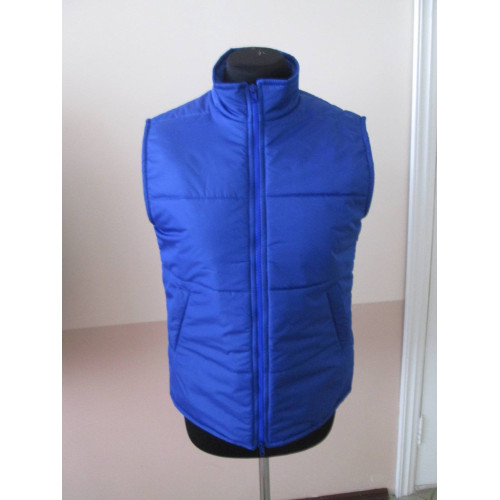 Жилет рабочий утепленный зимний синтепон BLUE PROMO ткань Оксфорд 1