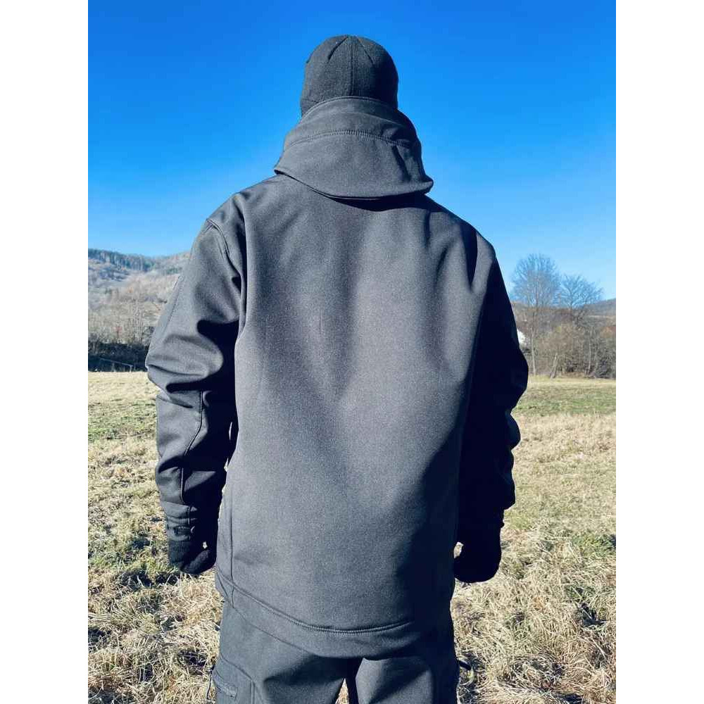 Куртка водонепроницаемая на флисе софтшелл Soft Shеll хаки олива черный койот