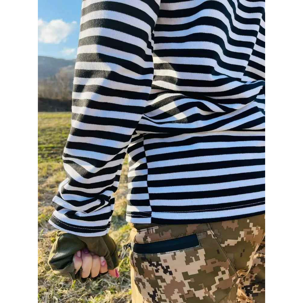 Тельняшка вязаная UKRAINIAN плотная трикотаж 500 грамм 100% ХБ: черная, красная, зеленая, голубая