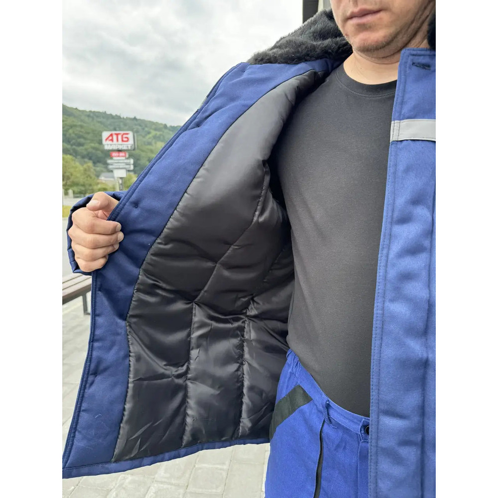 Куртка зимова Service Odyag на синтепоні з СВП смугою VEKTOR