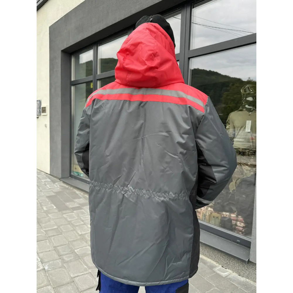 Куртка зимова Service Odyag на синтепоні з СВП смугою COMBI